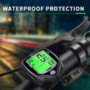 POINTERTECK Bike Speedometer Waterproof Wireless Bicycle Bike Computer and Cycling Odometer with Multi-Function LCD Backlight Display