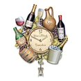 thumbnail image 1 of Reloj de pared Wine O’Clock de The Bradford Exchange, 36 cm de alto, 1 of 4