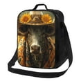 thumbnail image 1 of Balery Sunflower Cowboy Hat Cow Caja de Almuerzo y Bolsa de Almuerzo para Hombres y Mujeres, Bolsa de Almuerzo Reutilizable con Gran Capacidad, Bolsa de Almuerzo Aislada, 1 of 7