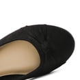 thumbnail image 4 of Veittes Women's Wide Width Flats Shoes - Round Toe Bow Comfortable Casual Ballet Shoes., 4 of 8