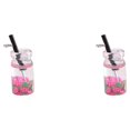 thumbnail image 3 of Langgg Porte-Clés Multifonction Mini Forme de Fruit Porte-Clés Bouteilles en Résine Pendentif Fraise Accessoire Femme Porte-Clés Rose Rouge 10*18mm 2Ensemble, 3 of 6