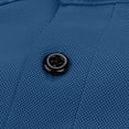 thumbnail image 7 of Josdec Men's Solid Color Short Sleeve Polo Shirt, Breathable Striped Trim Collar Casual Business Summer Top M-XXXXL, 7 of 7
