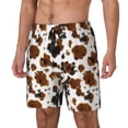 thumbnail image 1 of Balery Cow Tie Dye Bañador para hombre, shorts de playa de secado rápido con entrepierna y forro de compresión-XX-Large, 1 of 6