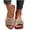 Beige, variant on Gspmoly Slides Womens, Women's Fashion Casual Summer New One-Line Hollow Fish Mouth Wedge Heel Casual Outdoor Sandals Slippers for Women Black 39