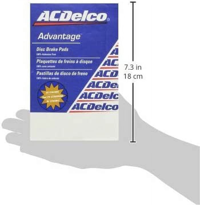 AC Delco 14D1108CH Brake Pad Set, Ceramic OE Replacement Fits select: 2005-2007,2010 VOLKSWAGEN JETTA