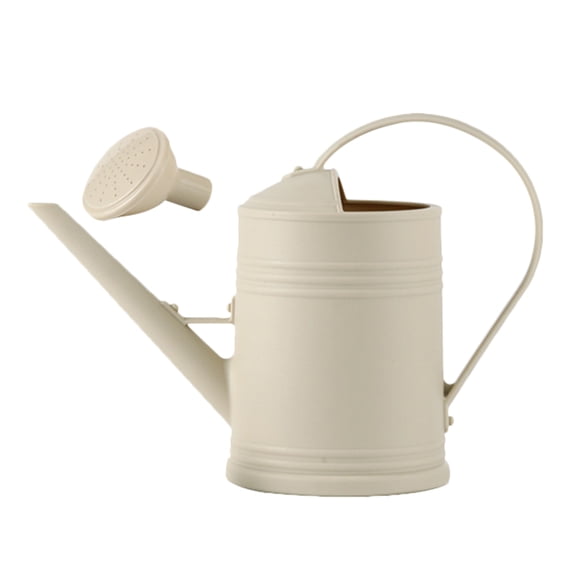 UPOUART Beige PP Watering Can for Indoor and Potted Plants Scratch Resistant Garden Use