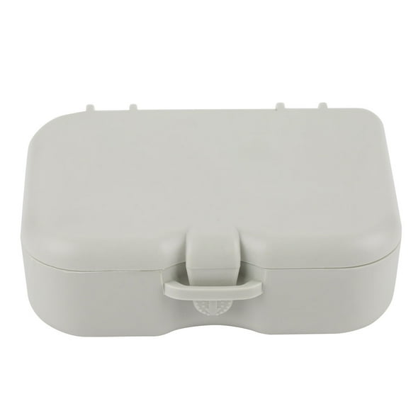 With Mirror And Clean Brush False Teeth Container Denture Box Teeth Storage Boxes Convenient Clean For Denture Storage