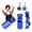 Blue, variant on Tall Stair Gauges for Framing, Hexagonal Stable Lock with Holder & Hook for Carpentry & Circular Saw, for Framing Speed