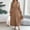 Khaki, variant on Ayolanni Womens Party Dresses Plus Size Green V-Neck Long Sleeve Solid Maxi Dresses Teen Dresses L