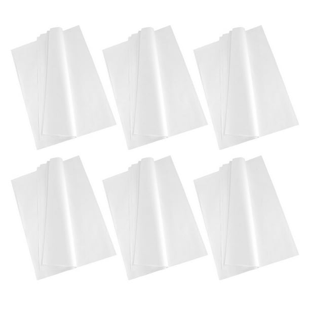 FELTECHELECTR Juego de 100 piezas de papel de seda blanco para envolver, embalar, mudarse, bodas, cumpleaños, fiestas, manualidades, decoración, rellenos de cajas.