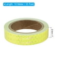 thumbnail image 2 of Uxcell 1 Rollo Cinta Reflectante Impermeable Cinta de Advertencia Cinta Reflectora para Camiones Coches Amarillo Fluorescente 1 pulgada x 33 pies, 2 of 7