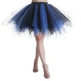 thumbnail image 3 of Mepaouo Women's Rainbow Tulle Tutus Vintage Colorful Petticoat Bubble Skirt Party Running Skirt, 3 of 3