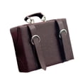 thumbnail image 2 of Xuanheng 1/6 1/12 Lugguage Box Mini Briefcase Model for Pretend Play Photography Prop Brown, 2 of 8