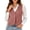 Pink, variant on HomeDM Women's Faux Suede Vest V Neck Button Down Waistcoat with Pockets Sleeveless Jacket