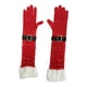 thumbnail image 4 of Guantes rojos navideños cálidos y cómodos, ideales para una fiesta de cóctel, un baile de máscaras o un disfraz de Halloween., 4 of 9