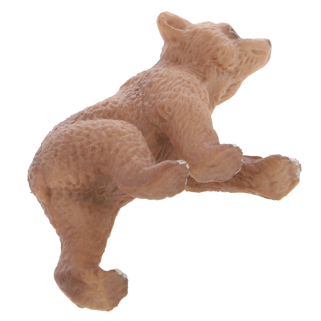 Realistic Little Bear Animal Figurine Model Craft Action Figure Toys Decor 