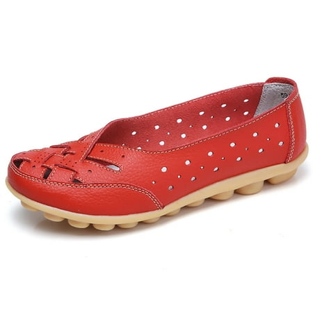 

FRSASU Women Boots Sandals Women S Shoes Lady Flats Sandals Leather Ankle Slipper Soft Shoes