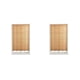 thumbnail image 3 of Naiovety Window Blinds Trimmable Blocking Rolling Blackout Bedroom Drape Vehicle Reusable Sun Curtain Shade Non-woven Removable Fabric Marrón 60x150cm 2piezas Naiovety CBP047350, 3 of 5