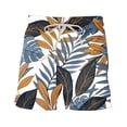 thumbnail image 5 of Men's Hawaii Printed Shorts Drawstring Elastic Waist Casual Loose Boardshorts Summer 2024 Fashion Beachwear Multicolor,XL, 5 of 5