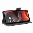 thumbnail image 4 of Wallet Case for Motorola Moto G17 Power Flip Cover with Card Slots & Kickstand Gray, 4 of 5