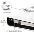 thumbnail image 3 of FORMRS 3 Ring Photo Album 4"x6" Self Adhesive Large Capacity PU Leather Cover, White Cat, 3 of 8