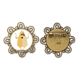 thumbnail image 1 of Cadáver Miedo Halloween fantasma feliz Broche de flores, regalo de joyería para mujeres y niñas Unbranded M, 1 of 3