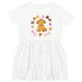 thumbnail image 3 of Inktastic Cute Puppy Valentine with Hearts and Bones Girls Toddler Dress, 3 of 5