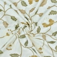 thumbnail image 4 of Fabric Mart Direct Ivory Fabric by the Yard, 52 inches or 132 cm Width Ivory Cotton Fabric, 5 Continuous Yards Cotton with Embroidery Fabric, Upholstery Fabric, Fabric For Curtains, Pillows, 4 of 7