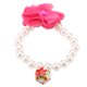 thumbnail image 4 of Rupoun Collar Elegante de Perlas con Flores y Cascabel para Perros Pequeños 22-40 cm / 8.7-15.8 inches (Fucsia), 4 of 9