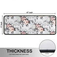 thumbnail image 5 of Kitchen Rugs Sets Of 2,Pioneer Flower Floral Print Pattern Anti Fatigue Kitchen Mat Rugs Non Slip Washable,Decorative Kitchen Floor Mats for Kitchen,Sink,Laundry,17"x47"+17"x47", 5 of 5