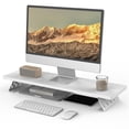 thumbnail image 6 of Fenge Dual Monitor Stand Riser, 31.5 inch Long Monitor Stand for Desk, 6 of 9