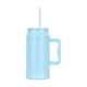 thumbnail image 2 of Taza térmica para caminar con asa | Taza de café de viaje de acero inoxidable | Vaso con aislamiento al vacío para bebidas frías y calientes | Tapa a prueba de fugas con pajita | Capacidad de 590 ml, 2 of 6