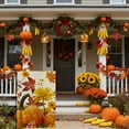 thumbnail image 4 of Oioii Happy Thanksgiving Fall Garden Flags Pumpkins Yard Flags,Small Thanksgiving Day Garden Decor for Autumn Outside Porch Lawn Holiday, 4 of 6