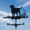 B, variant on Exquisite Metal Weather Vane Ornament Metal Weathervane with Arrow Ornament, Garden Stake Weather Vane Wind Vane Professional Measuring Tool Wind Direction Indicator Garden Yard Roof Mount, 13x8 Inch