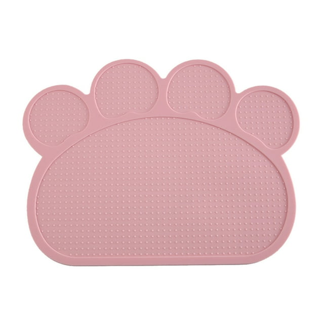 Tapis d'Alimentation pour Animaux en Silicone Antidérapant pour Chien Chat