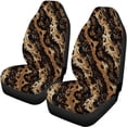thumbnail image 5 of Uourmeti Snake Skin Print Automotive Seat Cover Full Set Car Seat Covers Protect Easy to Install Air Breath in Summer Fit for Trucks Cars, 5 of 10