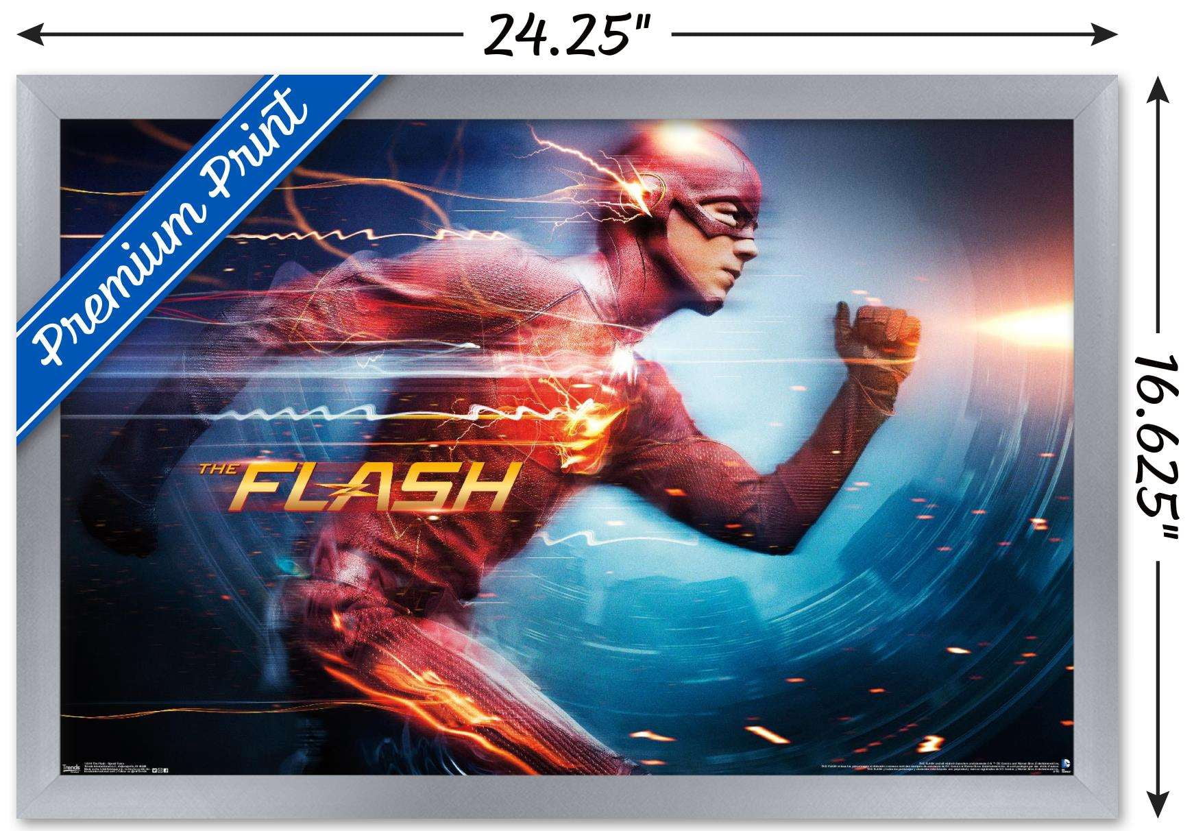 DC Comics TV - The Flash - Speed Force Wall Poster, 14.725" x 22.375", Framed