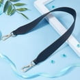 thumbnail image 6 of Short Bag Strap 24.6 Inch Black Leather Bag Strap 1.5 Inch Wide Bag Strap Replacement Purse Strap Handbag Strap for Women Men DIY Underarm Bag Shoulder Bag Handbag Golden Hardware, 6 of 8