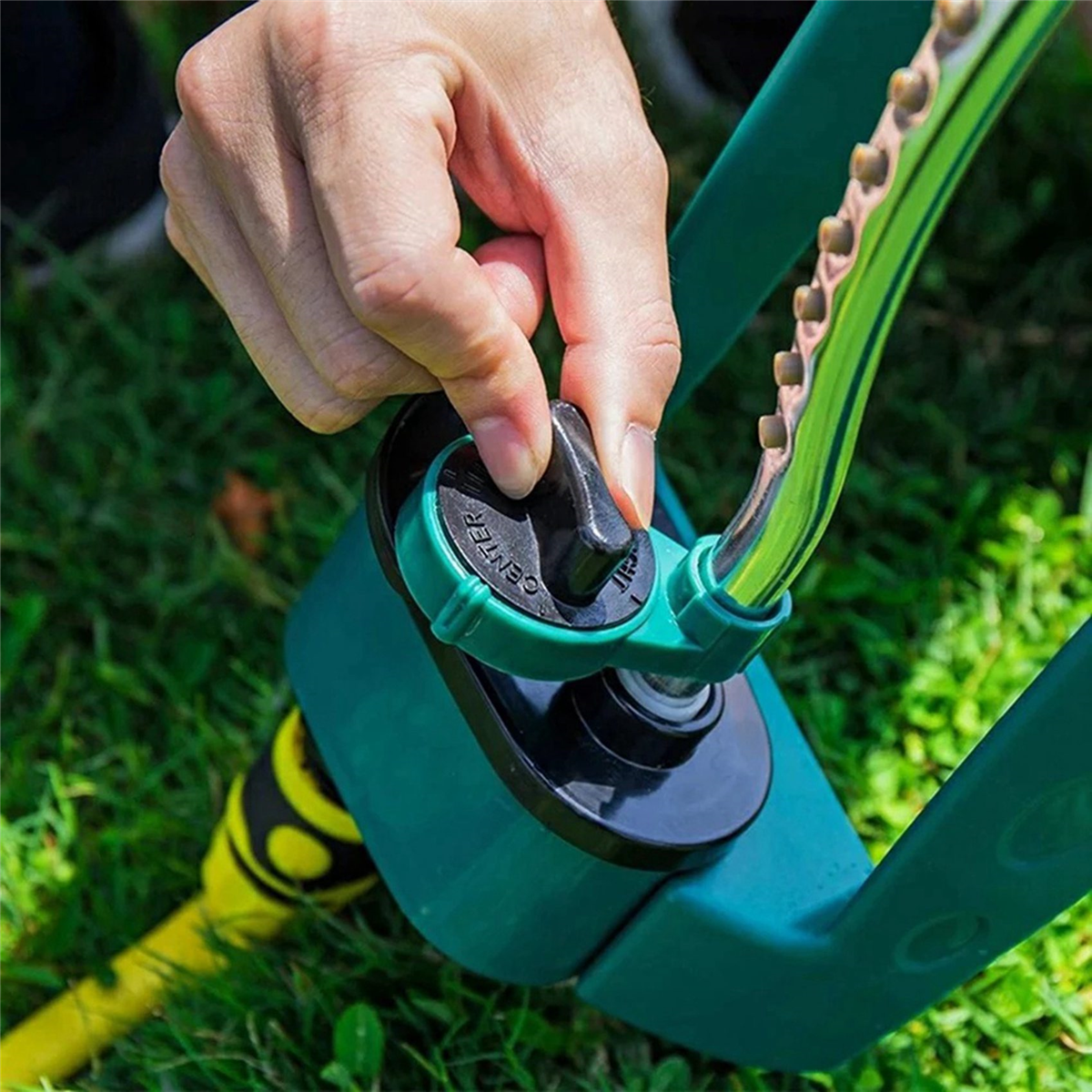 2X Garden Sprinklers Automatic Watering Grass Swing Nozzle Lawn Sprinkler Garden Lawn Forestry Irrigation Watering Tool