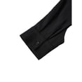 thumbnail image 6 of LTTVQM Plain Solid Tone Natural Cotton Linen Camp Collar Shirt Pants Set for Men Breathable Long Sleeve Holiday Casual Outfit Blouse Black M, 6 of 7