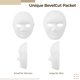 thumbnail image 4 of 30 máscaras blancas de bricolaje, 2 estilos de máscaras de papel maché en blanco para hombres y mujeres, máscaras de cara completa con correa elástica, máscaras de arte en blanco para mascaradas, proy, 4 of 8