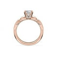 thumbnail image 2 of 2.15 Ct Emerald Cut Moissanite Diamond Wonderful Wedding Ring for Women Solid 18K Rose Gold Size 5 by Diamond-Capitals, 2 of 8