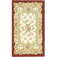 thumbnail image 2 of Safavieh Chelsea Zoja Geometric Area Rug, Ivory/Burgundy, 2'9" x 4'9", 2 of 11