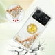 thumbnail image 3 of Funda para Xiaomi Poco X6 Pro 5G con Brillo Líquido Flotante, Purpurina, Parachoques y Anillo Giratorio Soporte, 3 of 5