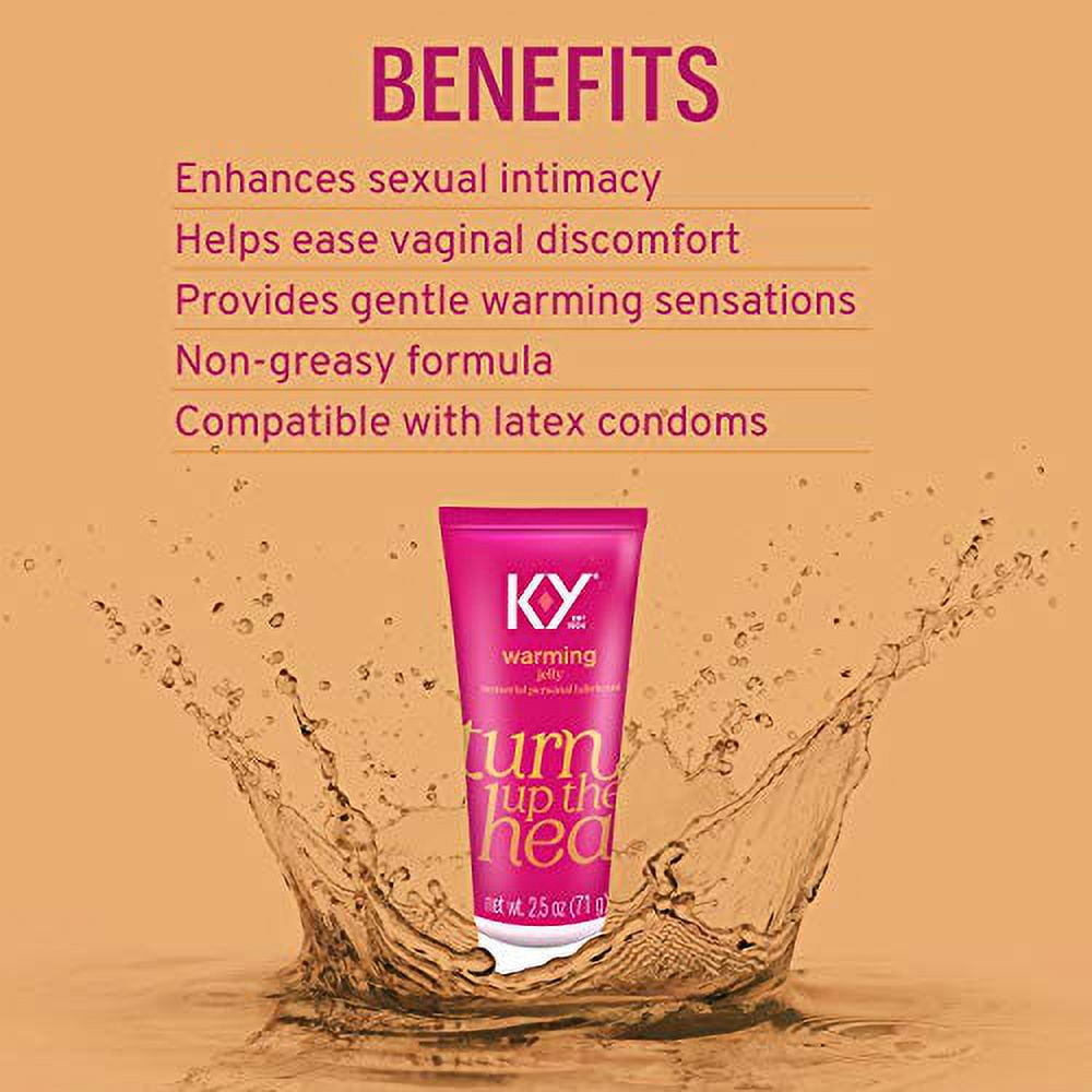 K-Y Warming Jelly Personal Lubricant - Sexual Lubrication, Water Based, 2.5  oz - Walmart.com