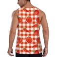 thumbnail image 3 of Fotbe Tomatoes And Chili Pattern Men's Quick Dry Workout Tank Top Gym Muscle Tee Fitness Bodybuilding Sleeveless T Shirt Breathable Workout Shirt-Large, 3 of 9