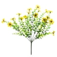 thumbnail image 2 of Visland 4PCS Artificial Flowers, Plastic Flower Plants for Outdoor, Faux Flowers in Bulk Silk Fake Flowers for Indoor Vase Pots Hanging Planters Decorations, 2 of 4