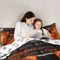 thumbnail image 5 of Homewish Modern Gamepad Bedding Comforter Set,Teens Video Game Twin Comforter Sets,Orange Black Bedding Set For Boys Kids,Ultra Soft Home Decor Reversible,2pcs, 5 of 8