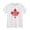 White, variant on AWZXDE Summer Tops for Teens Canada Maple Leaf Print Short Sleeve T Shirt for Boys