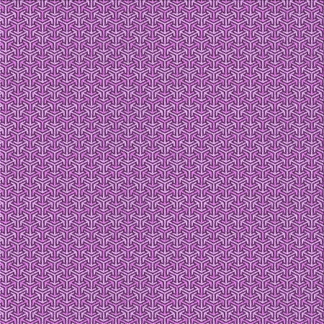 Ahgly Company Tapis d'Intérieur Lavable en Machine Carré Transitionnel Magenta Foncé Violet, 5 Pieds Carré